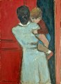 georges-dessouslavy-enfant-dans -ses-bras-46cm-34cm-1947